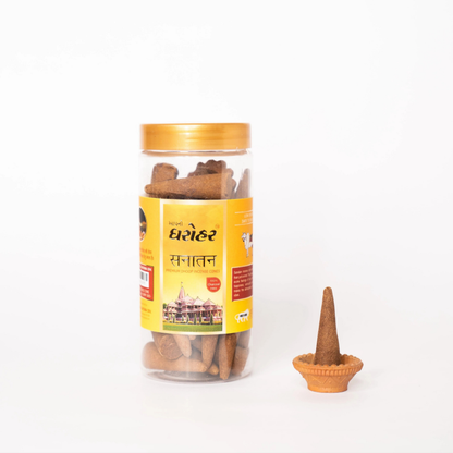 Apno Dharohar Sanatan Dhoop Cone 150gm– Best Incense for Pooja & Rituals
