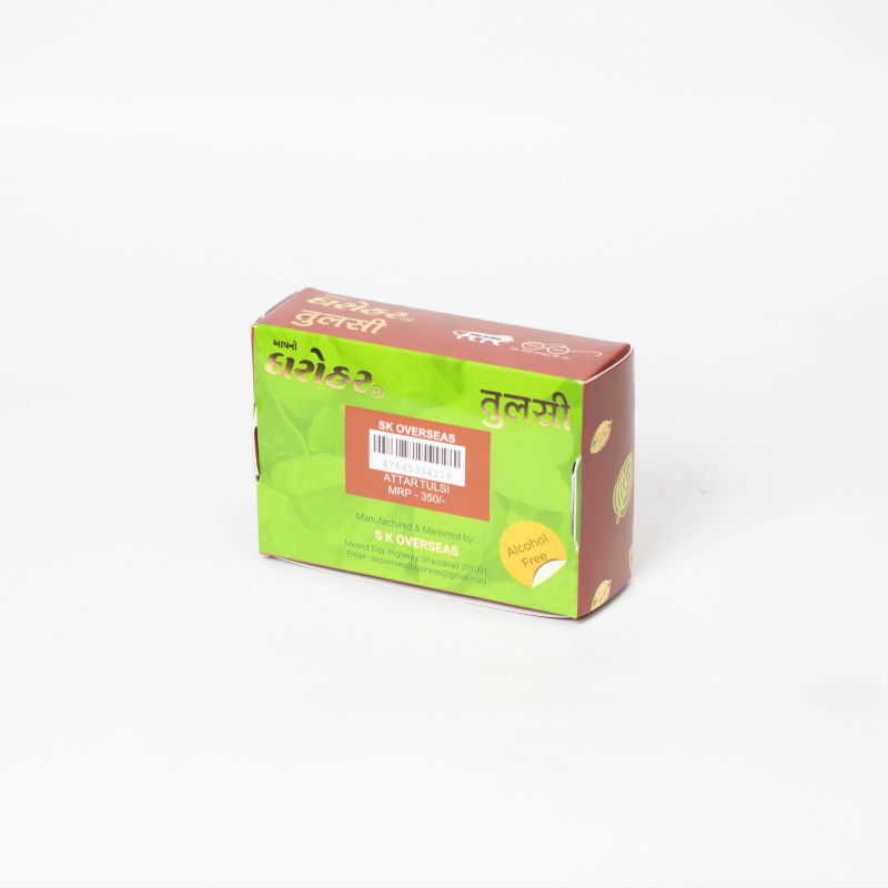 Apno Dharohar Tulsi Attar Roll On 6ml– Traditional Indian Attar Fragrance